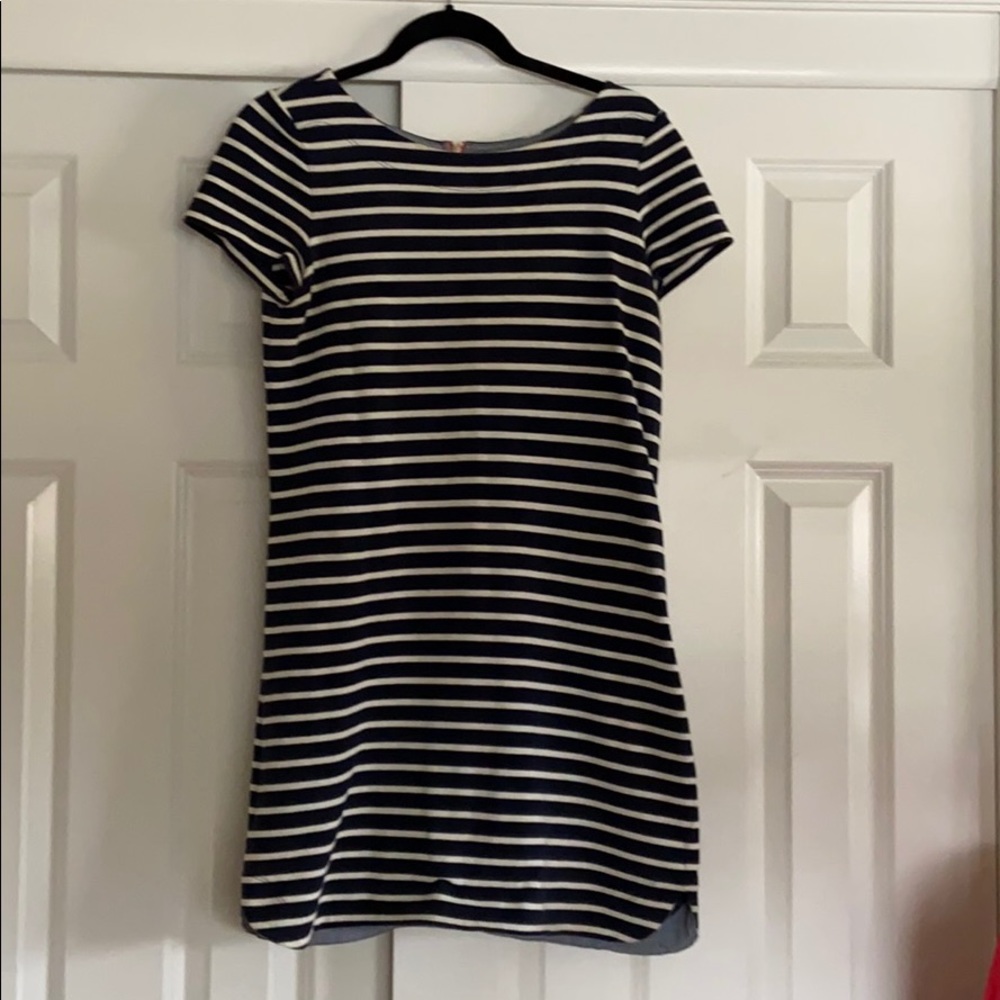 Striped shift dress